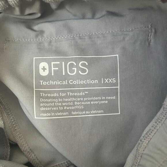 NWOT Figs Charlotte 21 Pocket Slim Scrub Pants Gray Size XXS - Picture 6 of 7